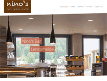 Tablet Screenshot of ninosbar.ch
